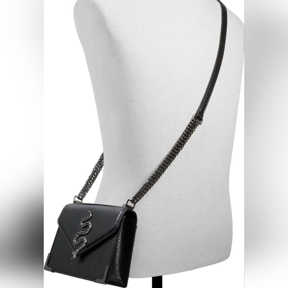 Aldo Pippirx Womens CrossBody Bag Black - Picture 2 of 12